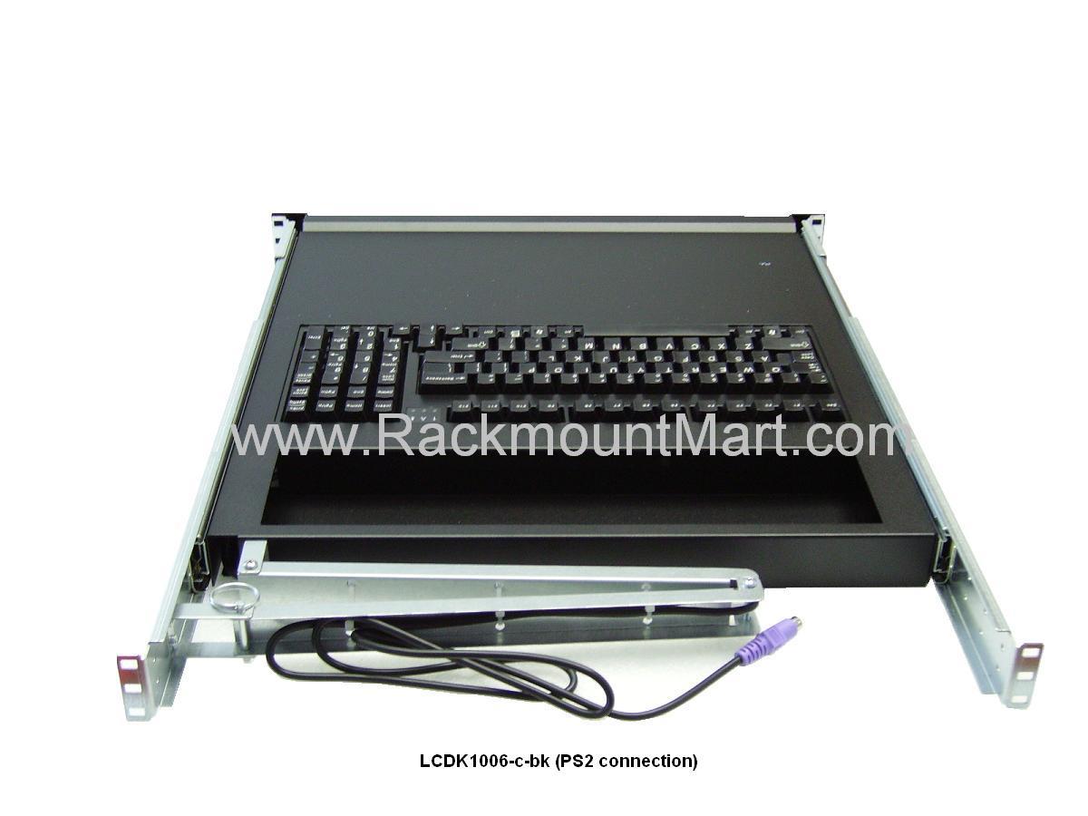 LCDK1006C Rackmount Mart Xymphony 1U Rackmount Keyboard with Mouse