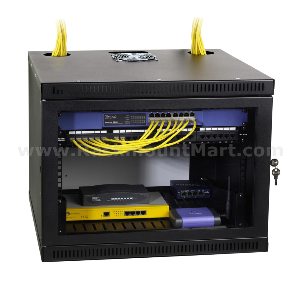 ICC Rack Wall Mount 18in Deep 8 RMS Iccmswmr08 for sale online 