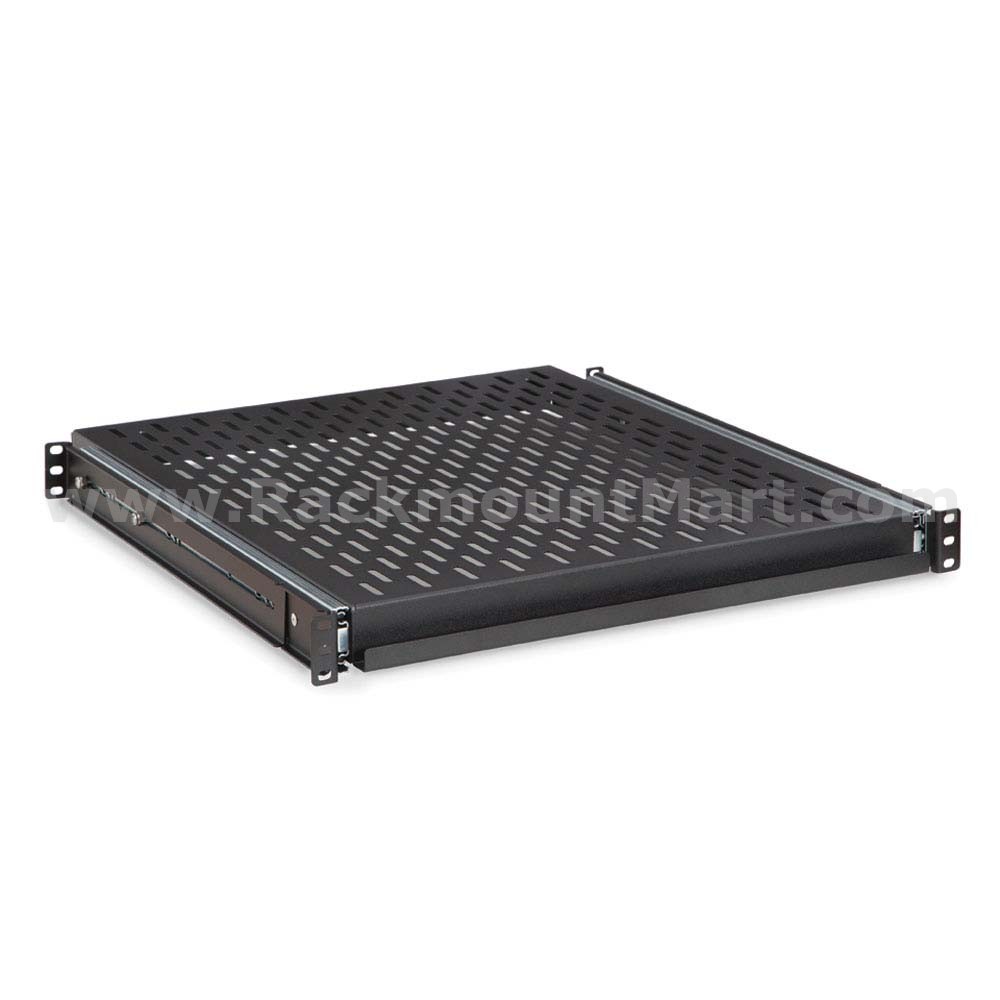 1U Ventilated Sliding Rack Tray Shelf – 19 Standard Rack Mount