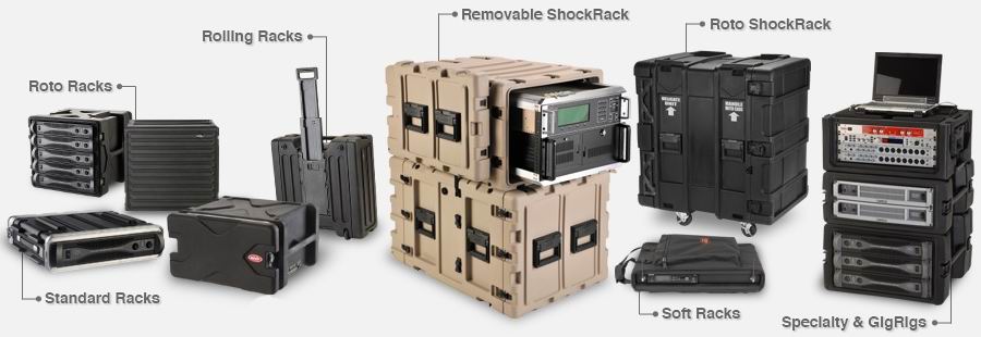 shock rack, roto rack, Rolling Rack, Shallow Rack, Soft Rack, Specialty & GigRigs