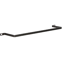 Cable Support Bar  3 5in x 19in Lacing  Bar  Black Bulk 